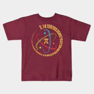 Atom Pi Symbol Kids T-Shirt